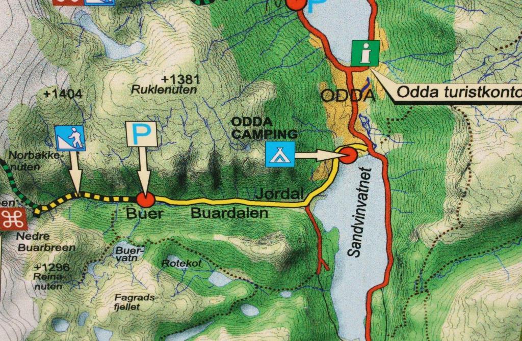 Trolltunga Camping أودا الغرفة الصورة